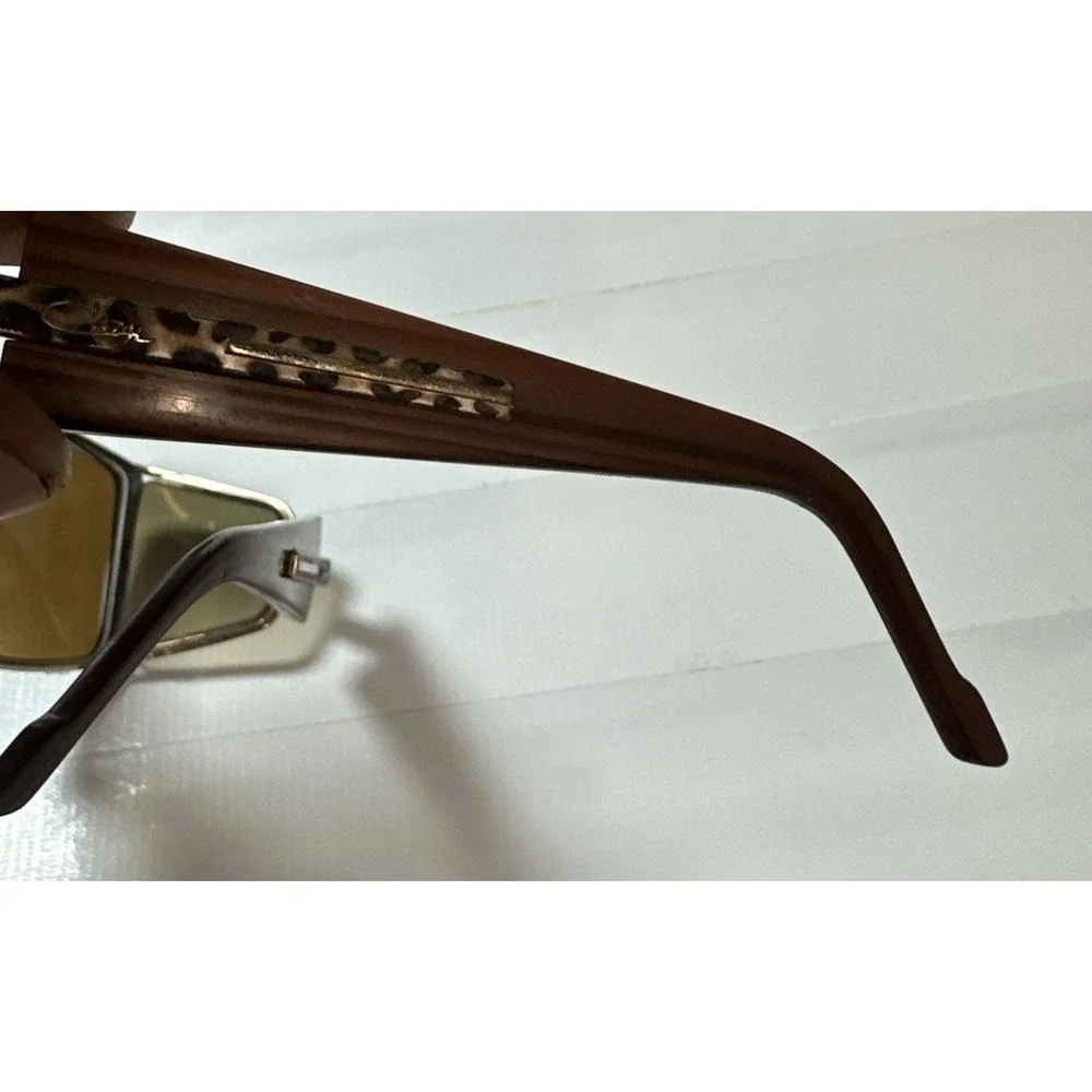Vintage Cazal 954 Sunglasses FRAMES 529 Brown Leopard  Black Wrap J595